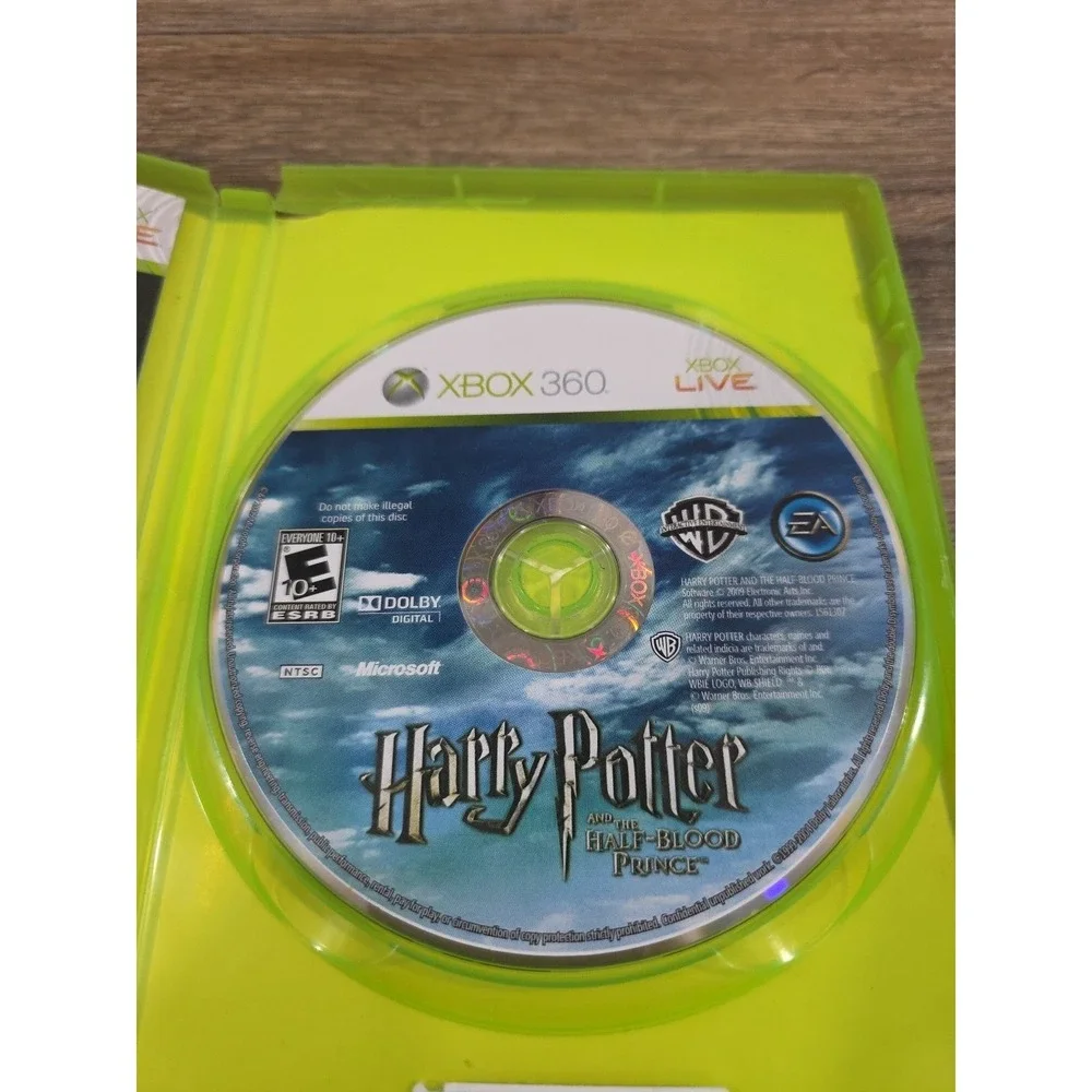 Harry Potter and the Half-Blood Prince (Microsoft Xbox 360, 2009) Complete